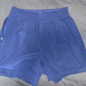 Lululemon Pace Breaker 5” Linerless Running Shorts - Men’s Small Navy Blue